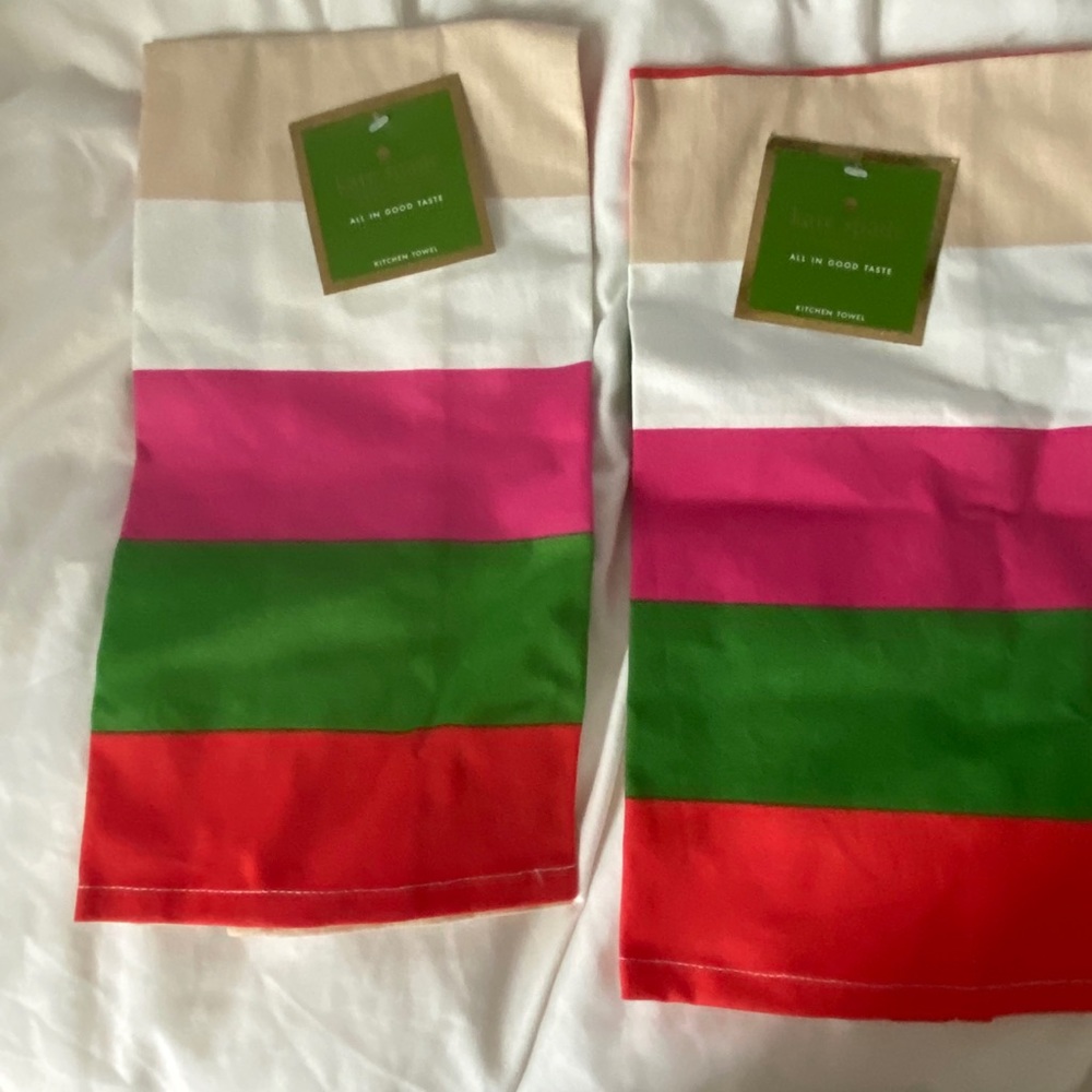 Kate Spade “All In Good Taste” kitchen towels